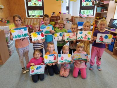 Koťátka – otisky a tupování