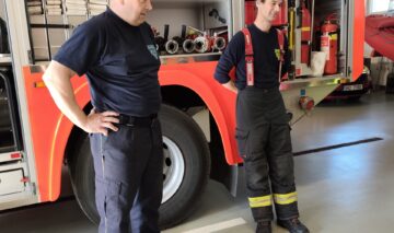 Motýlci a Koťátka u hasičů