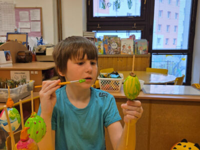 Motýlci- velikonoční tvoření s rodiči